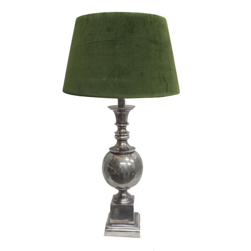French Country Bella Grand Lampbase Antique Silver image number 2